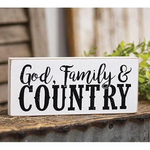 Bed skirts with a high - quality elastic waistbandGod Family & Country Block