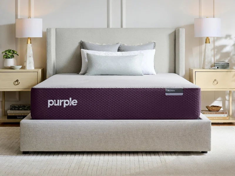 Bamboo - charcoal infused mattresses for odor absorptionPurple Restore Soft Mattress