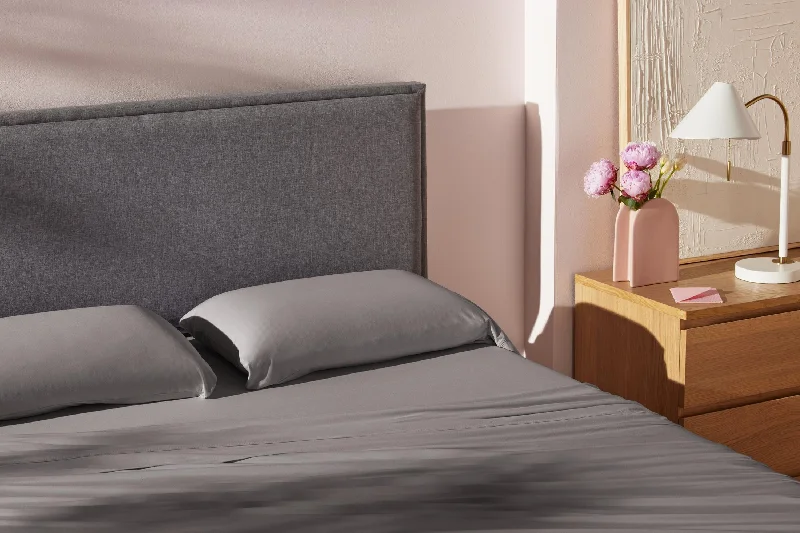 Innerspring mattresses with coil counts for supportStandard/Queen Stormy Grey Pillow Case