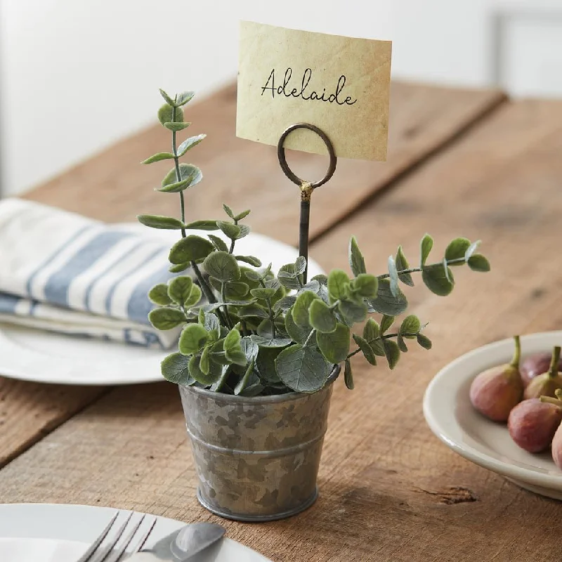 Twin - size bed skirts for a single bedGalvanized Pail Card Holder