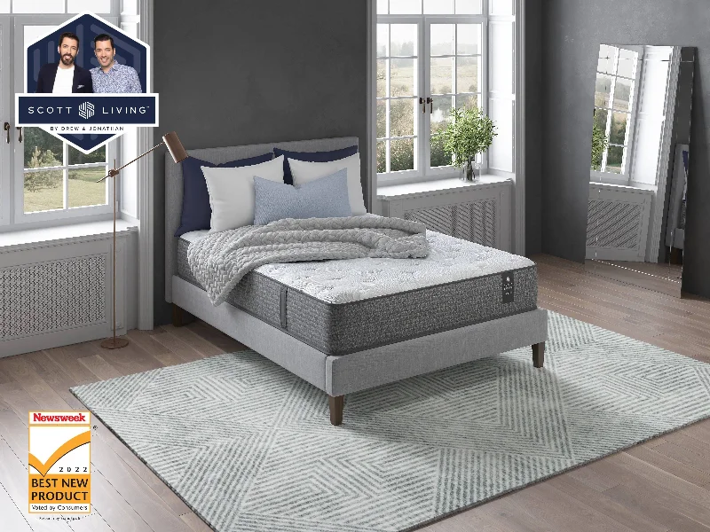 Queen - size mattresses for couples and standard bedroomsCLEARANCE - Scott Living 13" Larkspur Plush
