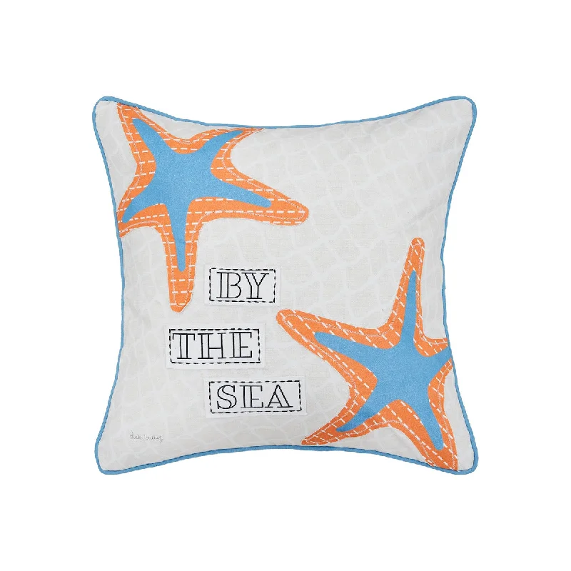 Cotton Pillows for Natural ComfortStarfish By The Sea Pillow