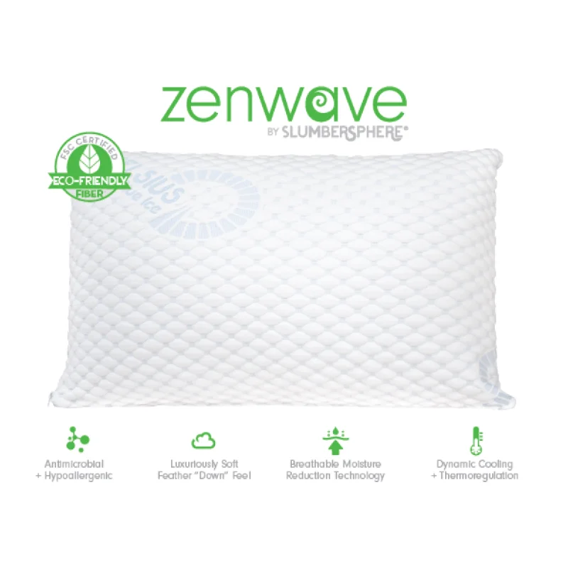 Wool - filled mattresses for natural insulation and moisture - wickingZenwave SmartPillow Wool - filled mattresses for natural insulation and moisture - wickingZenwave SmartPillow