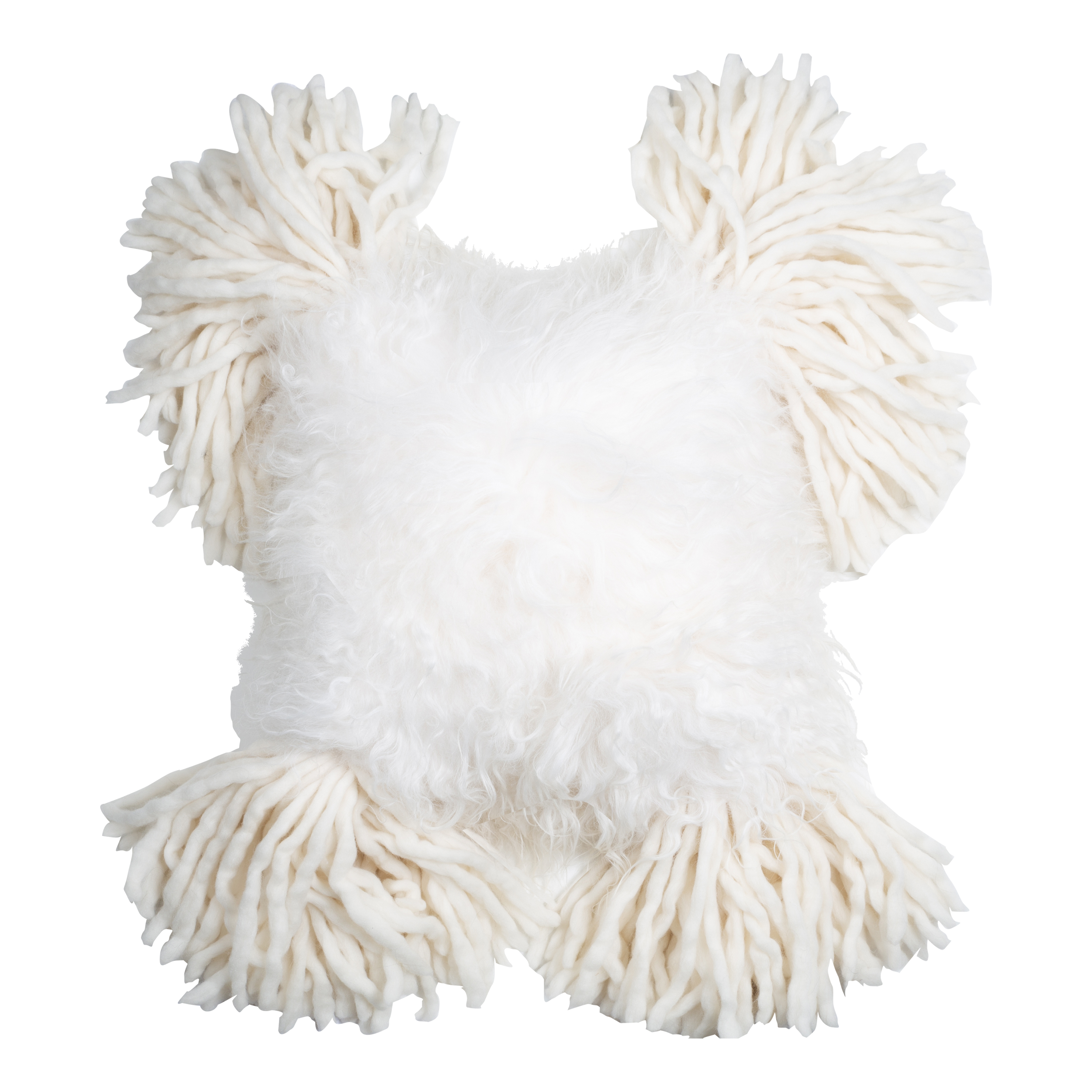 Pregnancy Pillows for Expectant MothersSheepskin Tassel Pillow