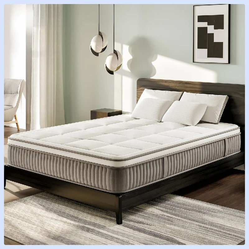 Polyester - foam mattresses for budget - friendly optionsQueen Size Mattress with Cooling Gel - Memory Foam 12 Inch