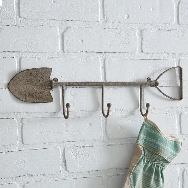 Bed skirts with a beach - themed printStone Gardens Shovel Hook Rack