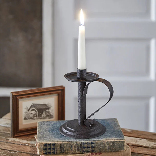 Bed skirts with a high - quality elastic waistbandHeritage Chamberstick Candle Holder