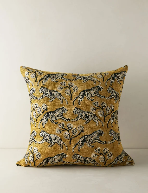 Adjustable Pillows for Customized ComfortTiger Jacquard Pillow by Sarah Sherman Samuel