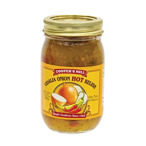 Bed skirts with a satin finish for a shiny appearanceHot Vidalia Onion Relish Pint Jar
