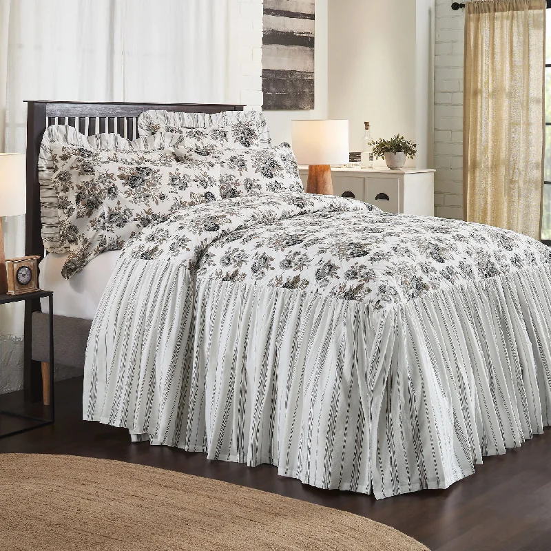 Bed skirts with a mermaid - themed printAnnie Portabella Floral Ruffled California King Coverlet 84x72+27 Bed skirts with a mermaid - themed printAnnie Portabella Floral Ruffled California King Coverlet 84x72+27