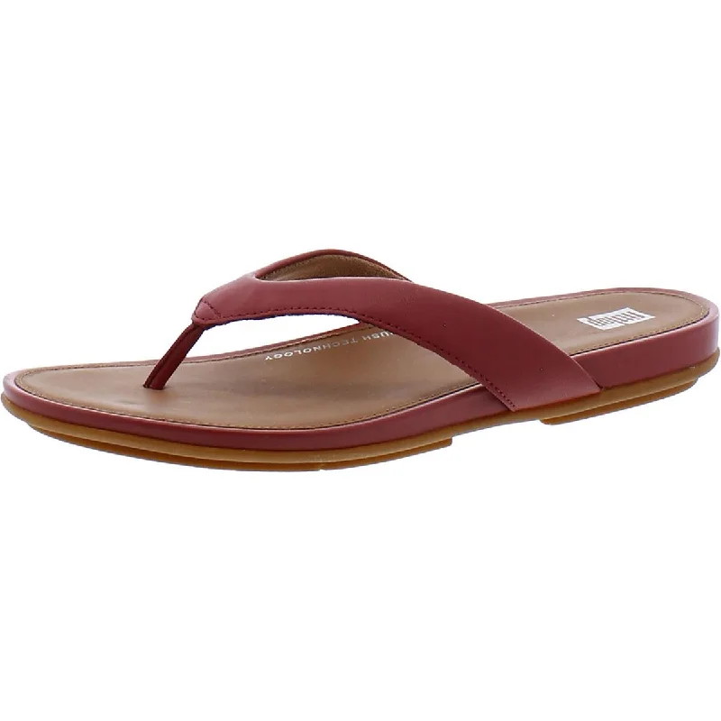 Fitflop Womens GRACIE Leather Thong Flip-Flops